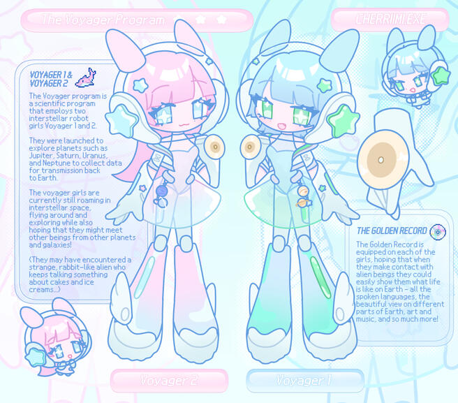 (Personal) OC Voyager 1 &amp; 2